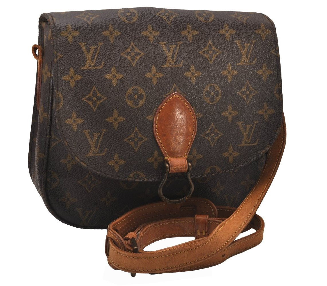 Authentic Louis Vuitton Monogram Saint Cloud GM M51242 Shoulder Bag Junk 0068J