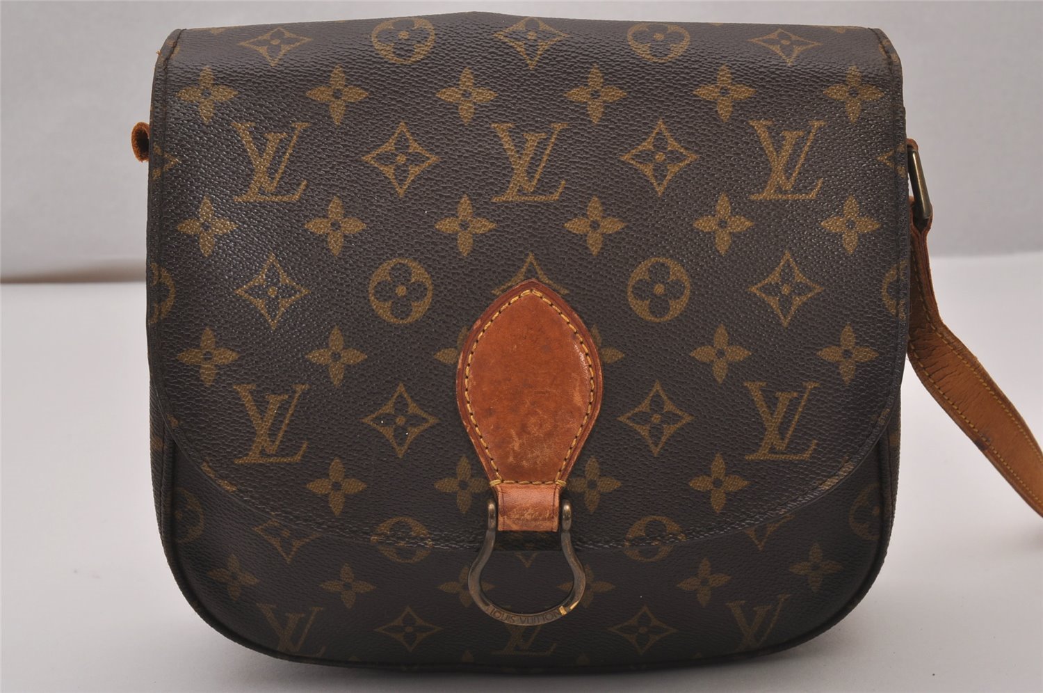 Authentic Louis Vuitton Monogram Saint Cloud GM M51242 Shoulder Bag Junk 0068J