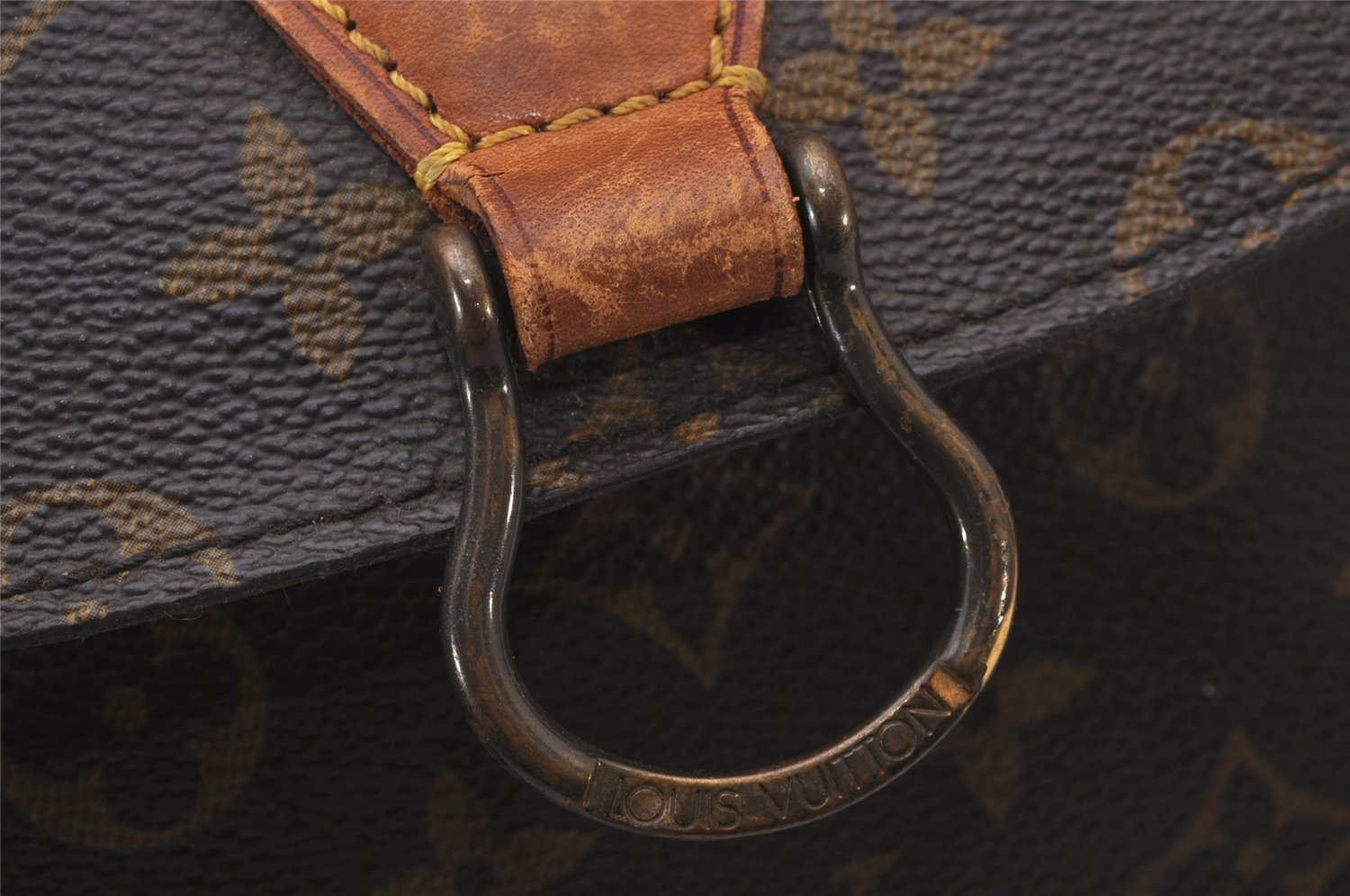 Authentic Louis Vuitton Monogram Saint Cloud GM M51242 Shoulder Bag Junk 0068J