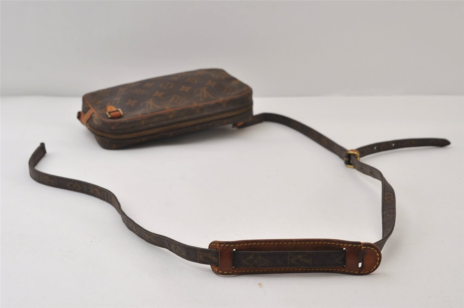 Auth Louis Vuitton Monogram Marly Bandouliere Shoulder Bag M51828 LV Junk 0070J