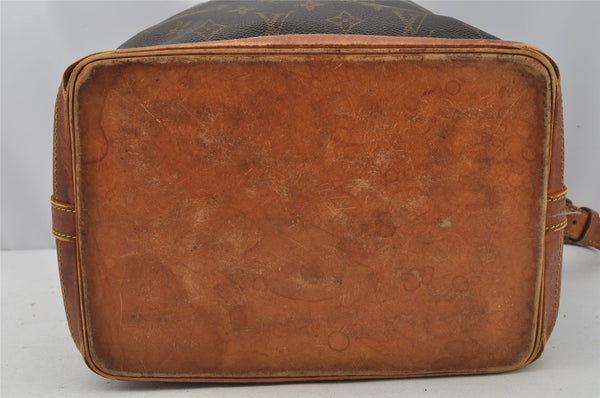 Authentic Louis Vuitton Monogram Noe Shoulder Drawstring Bag M42224 LV 0071J