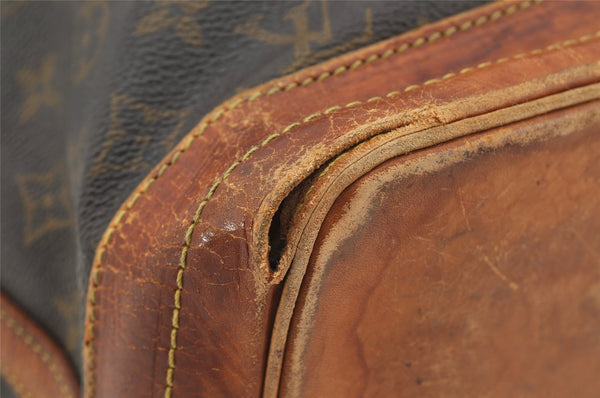 Authentic Louis Vuitton Monogram Noe Shoulder Drawstring Bag M42224 LV 0071J