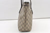 Authentic GUCCI Vintage Shoulder Tote Bag GG PVC Leather 211138 Brown 0071K