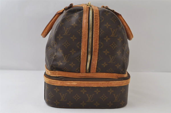 Authentic Louis Vuitton Monogram Sac Sport Travel Hand Bag Old Model LV 0072J