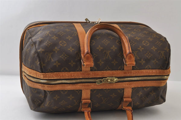 Authentic Louis Vuitton Monogram Sac Sport Travel Hand Bag Old Model LV 0072J