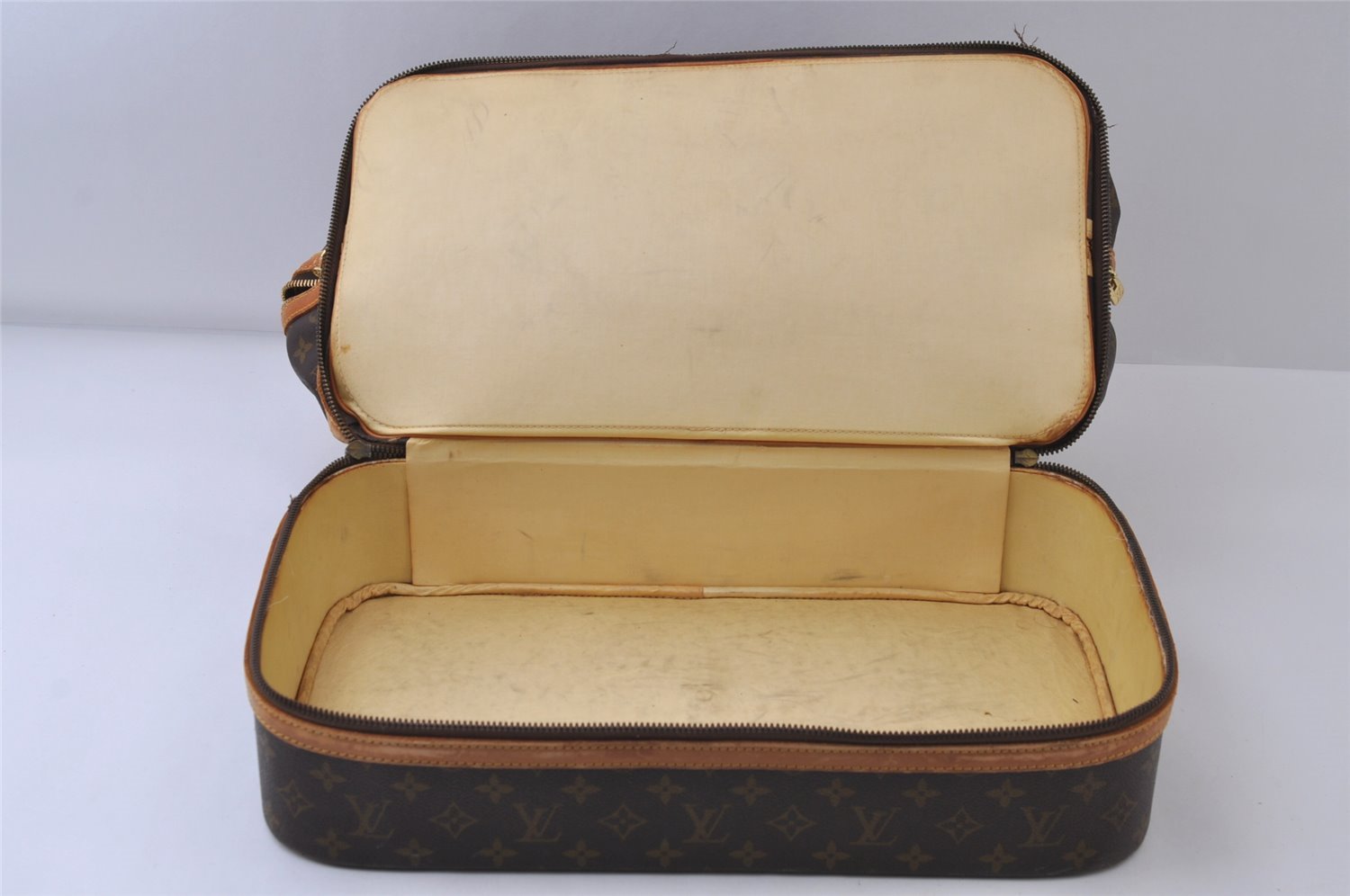 Authentic Louis Vuitton Monogram Sac Sport Travel Hand Bag Old Model LV 0072J