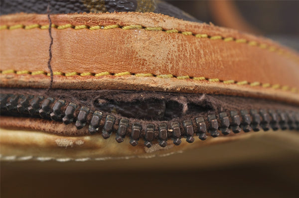 Authentic Louis Vuitton Monogram Sac Sport Travel Hand Bag Old Model LV 0072J