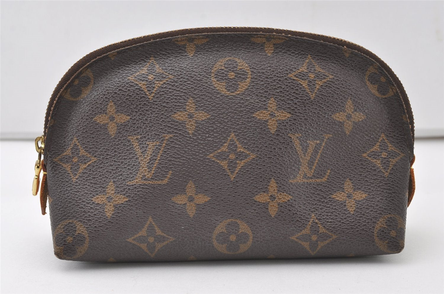 Authentic Louis Vuitton Monogram Pochette Cosmetic Pouch M47515 LV 0073J