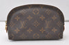 Authentic Louis Vuitton Monogram Pochette Cosmetic Pouch M47515 LV 0073J