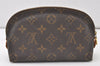 Authentic Louis Vuitton Monogram Pochette Cosmetic Pouch M47515 LV 0073J