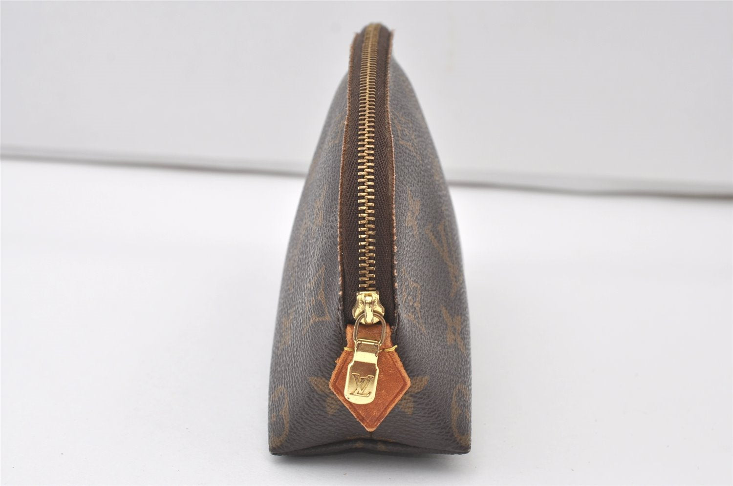 Authentic Louis Vuitton Monogram Pochette Cosmetic Pouch M47515 LV 0073J