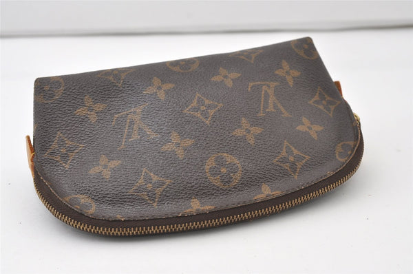Authentic Louis Vuitton Monogram Pochette Cosmetic Pouch M47515 LV 0073J