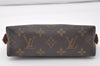 Authentic Louis Vuitton Monogram Pochette Cosmetic Pouch M47515 LV 0073J