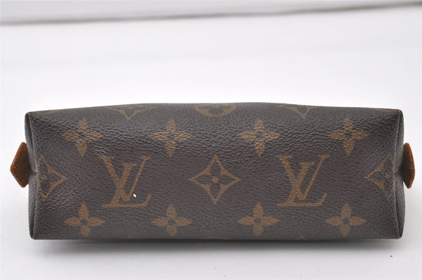 Authentic Louis Vuitton Monogram Pochette Cosmetic Pouch M47515 LV 0073J