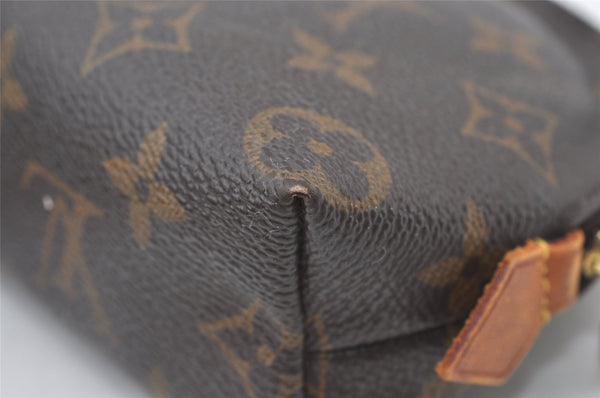 Authentic Louis Vuitton Monogram Pochette Cosmetic Pouch M47515 LV 0073J
