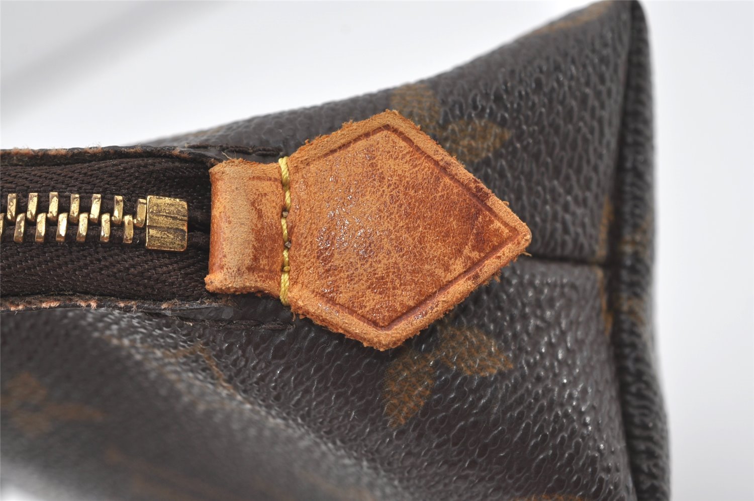 Authentic Louis Vuitton Monogram Pochette Cosmetic Pouch M47515 LV 0073J