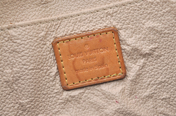 Authentic Louis Vuitton Monogram Pochette Cosmetic Pouch M47515 LV 0073J
