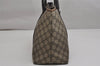 Authentic GUCCI Vintage Shoulder Tote Bag GG PVC Leather 114595 Brown 0073K