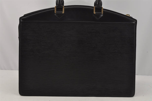 Authentic Louis Vuitton Epi Riviera Hand Bag Black M48182 LV Junk 0074J