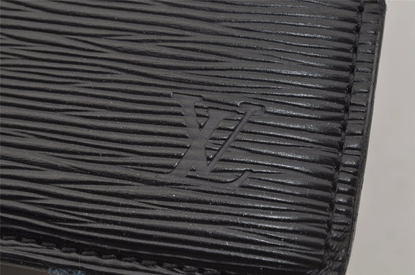 Authentic Louis Vuitton Epi Riviera Hand Bag Black M48182 LV Junk 0074J