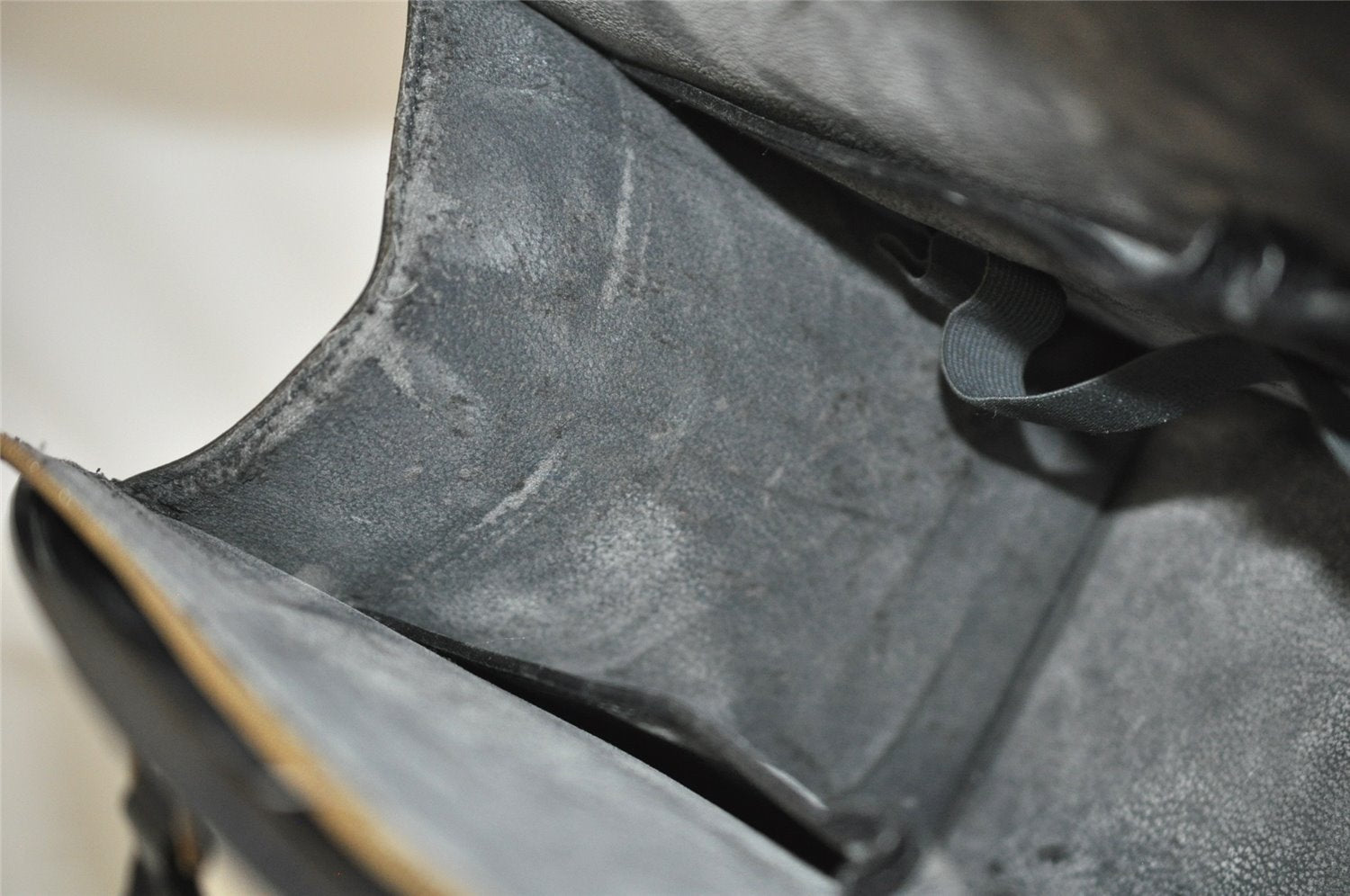 Authentic Louis Vuitton Epi Riviera Hand Bag Black M48182 LV Junk 0074J