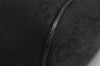 Authentic GUCCI Sherry Line Hand Bag Pouch GG Canvas Leather 141809 Black 0075K