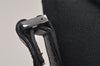 Authentic GUCCI Sherry Line Hand Bag Pouch GG Canvas Leather 141809 Black 0075K