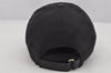 Authentic GUCCI Web Sherry Line Cap GG Canvas Leather Size M 200035 Black 0077K