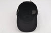 Authentic GUCCI Web Sherry Line Cap GG Canvas Leather Size M 200035 Black 0077K