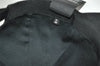 Authentic GUCCI Web Sherry Line Cap GG Canvas Leather Size M 200035 Black 0077K