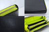 Auth BALENCIAGA Papier Continental Zip Wallet Leather 381226 Black Box 0077M