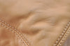 Authentic CHANEL Vintage Calf Skin CoCo Mark Shoulder Bag Purse Beige 0080I