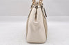 Auth COACH Signature Mini Christie 2Way Hand Bag PVC Leather F58290 Beige 0080J