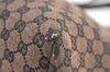 Authentic GUCCI Vintage Shoulder Tote Bag GG Canvas Leather 285768 Brown 0081K