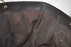 Authentic GUCCI Vintage Shoulder Tote Bag GG Canvas Leather 285768 Brown 0081K