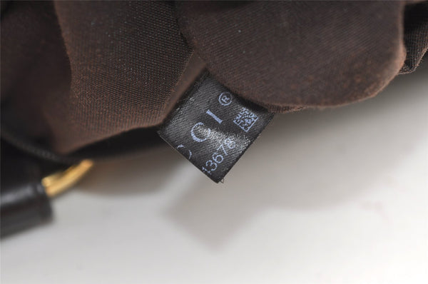 Authentic GUCCI Vintage Shoulder Tote Bag GG Canvas Leather 285768 Brown 0081K