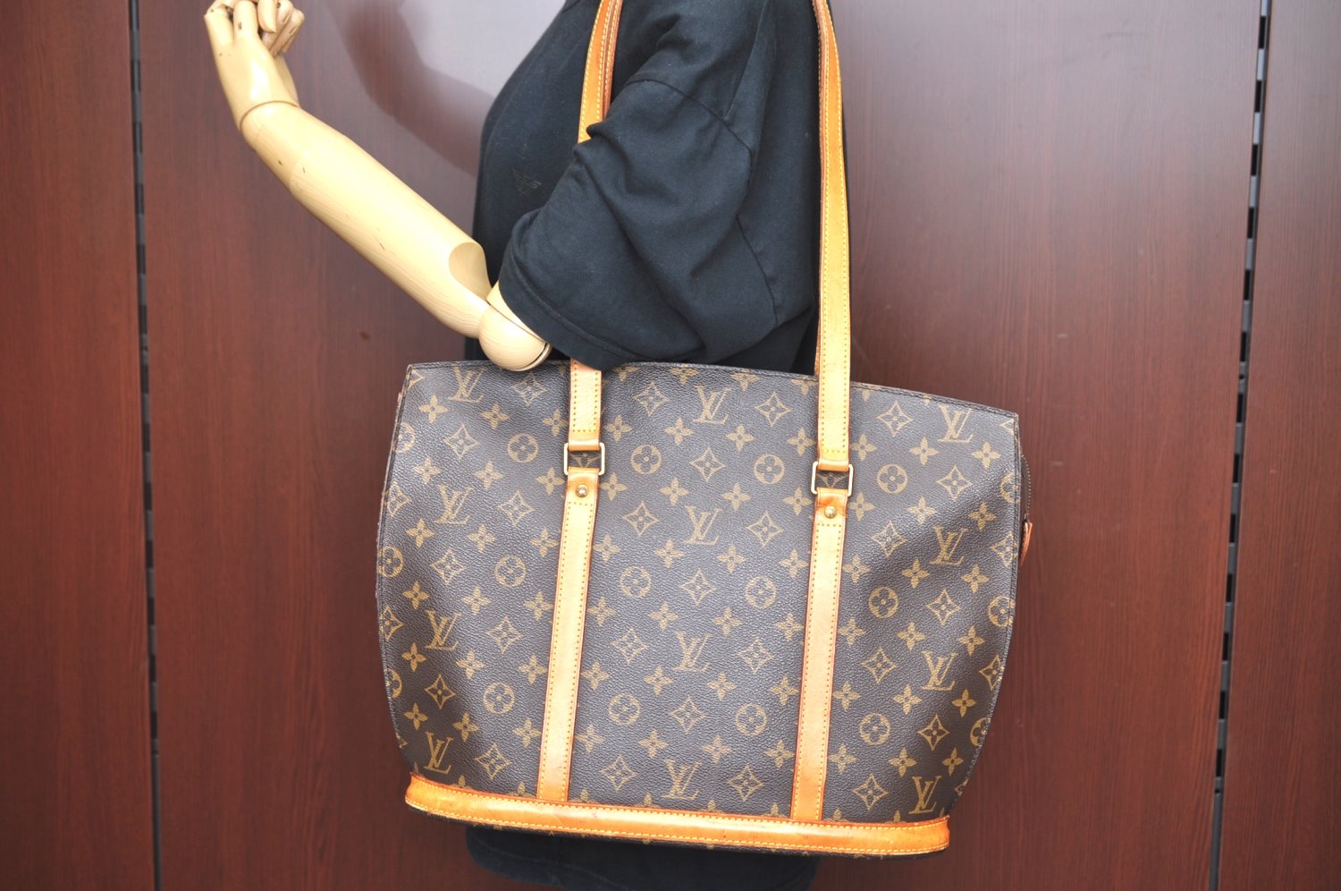 Authentic Louis Vuitton Monogram Babylone Shoulder Tote Bag M51102 LV 0082G