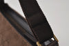 Authentic GUCCI Hand Bag Pouch Purse GG Canvas Leather 106644 Brown 0082J