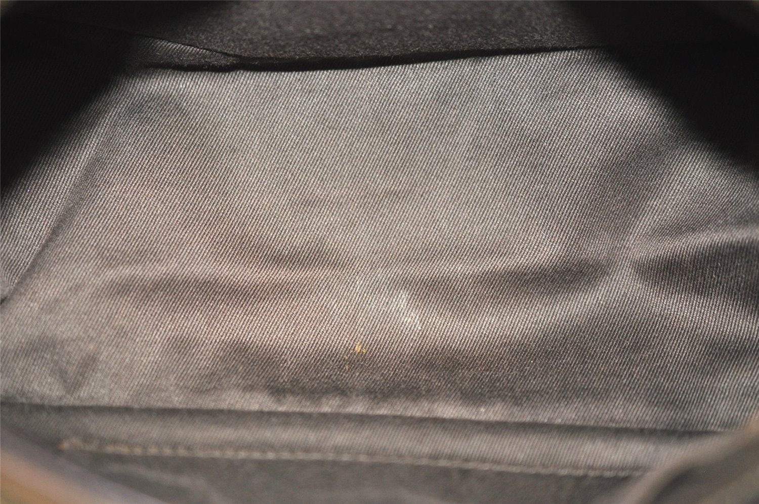 Authentic GUCCI Hand Bag Pouch Purse GG Canvas Leather 106644 Brown 0082J