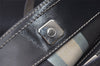 Authentic FENDI Vintage Shoulder Hand Bag Purse Canvas Leather Navy 0083J