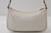 Authentic GUCCI Bamboo Shoulder Hand Bag Purse Leather 0013865 White 0085J