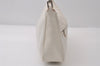 Authentic GUCCI Bamboo Shoulder Hand Bag Purse Leather 0013865 White 0085J