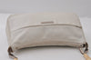 Authentic GUCCI Bamboo Shoulder Hand Bag Purse Leather 0013865 White 0085J