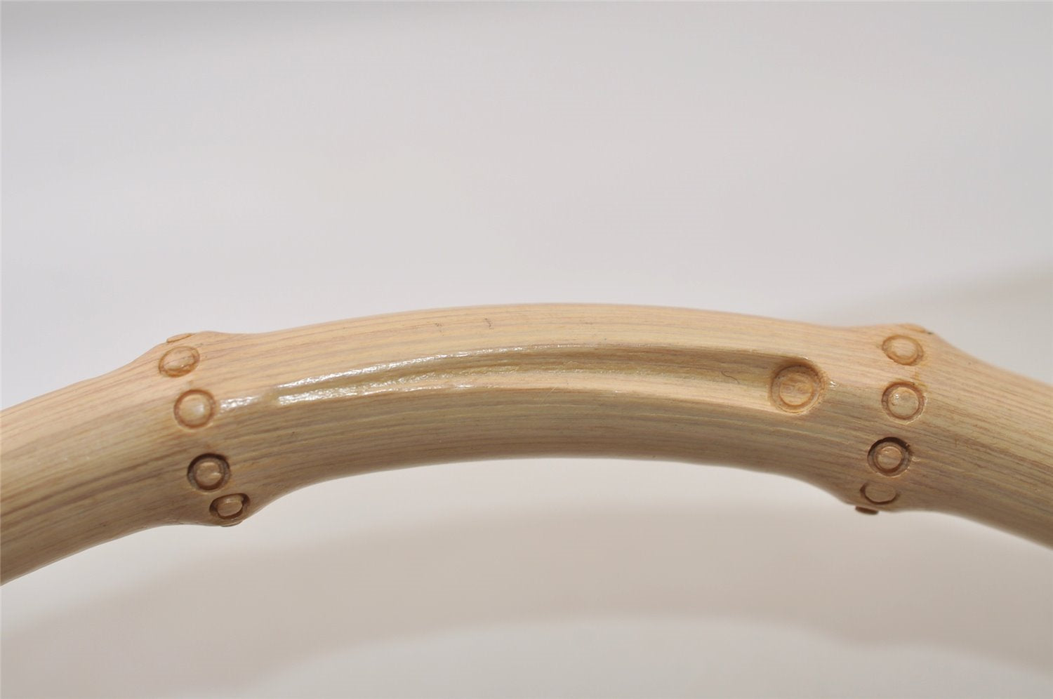 Authentic GUCCI Bamboo Shoulder Hand Bag Purse Leather 0013865 White 0085J