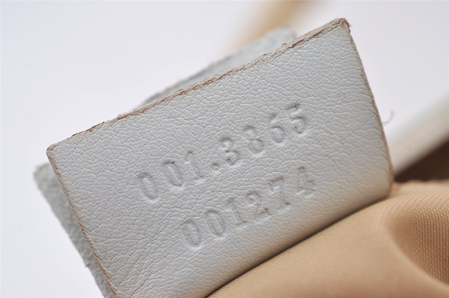 Authentic GUCCI Bamboo Shoulder Hand Bag Purse Leather 0013865 White 0085J