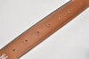 Authentic HERMES Constance Leather Belt Size 65cm 27.6" Black Brown 0085K