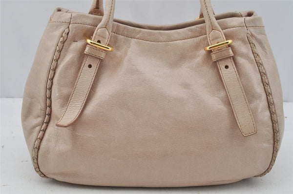 Authentic PRADA Vintage Leather 2Way Shoulder Hand Bag Purse Pink Junk 0087J