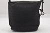 Authentic FENDI Zucchino Shoulder Hand Bag Canvas Leather Black Junk 0089J