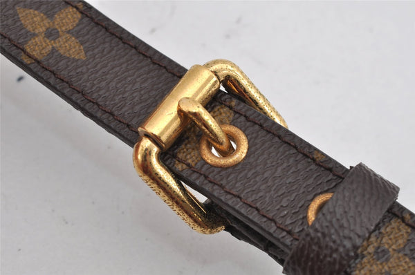 Authentic Louis Vuitton Vintage Monogram Shoulder Strap 41.7-47.7" LV 0090K