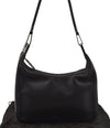 Authentic GUCCI Vintage Shoulder Bag Purse Leather 0013812 Black 0092J